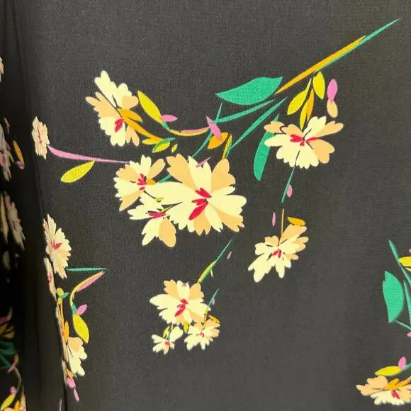 Lulus Herbaceous Babe Navy Floral Print Shift Dress Sz S NWT - Picture 6 of 9